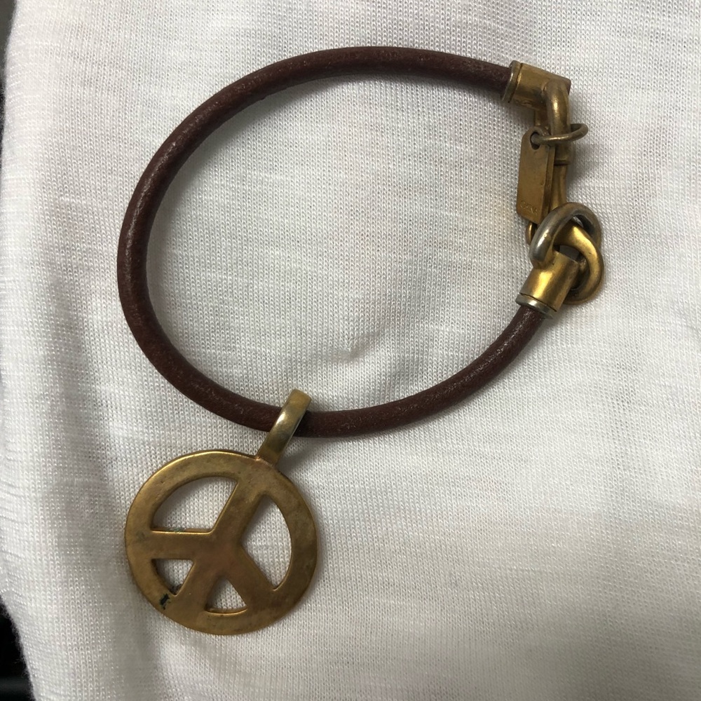 Coach Leather Bracelet